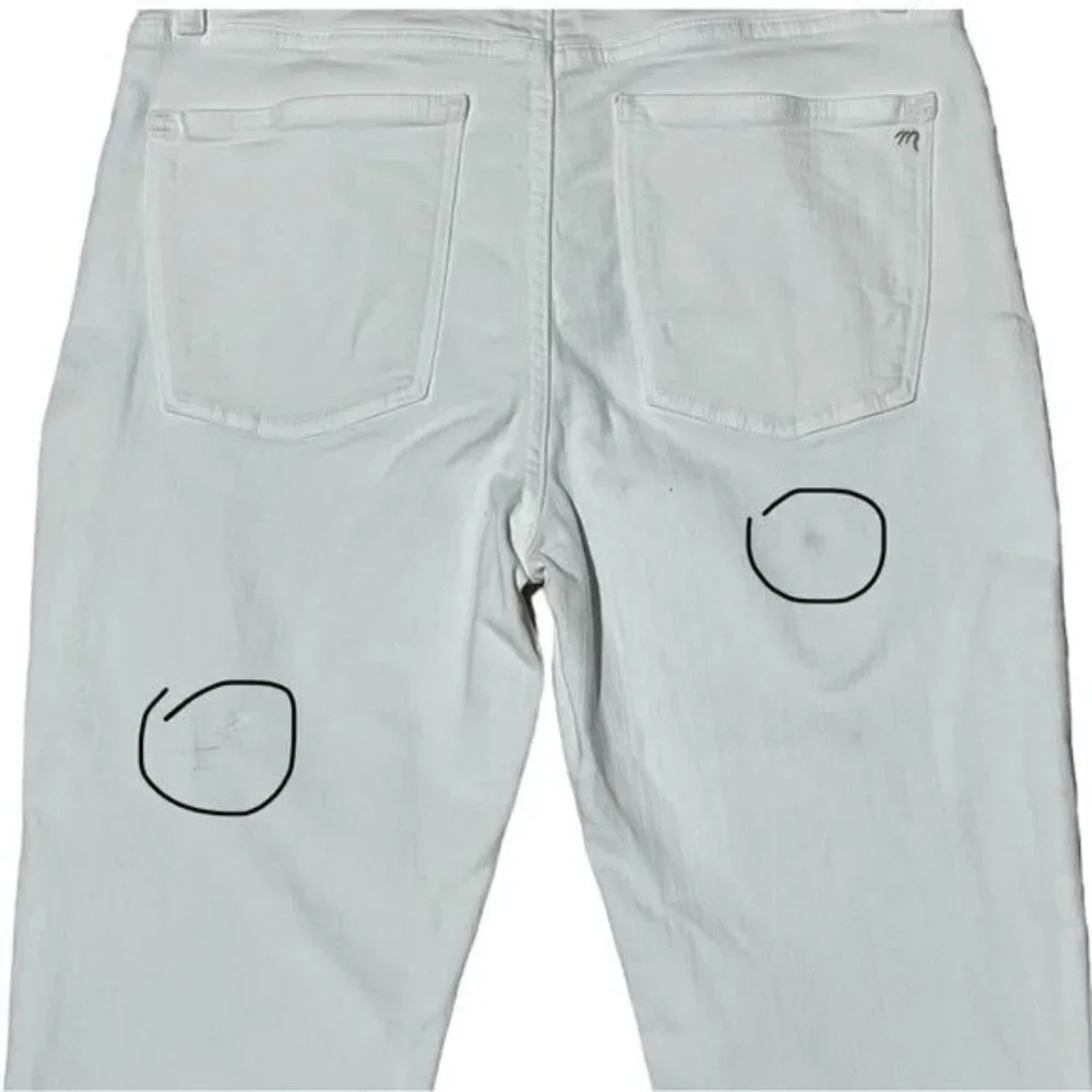 Madewell‎ White High Rise Skinny Jeans Size 28
